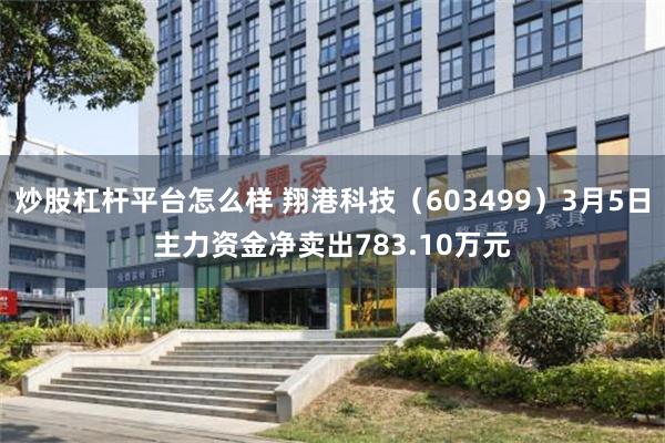 炒股杠杆平台怎么样 翔港科技（603499）3月5日主力资金净卖出783.10万元