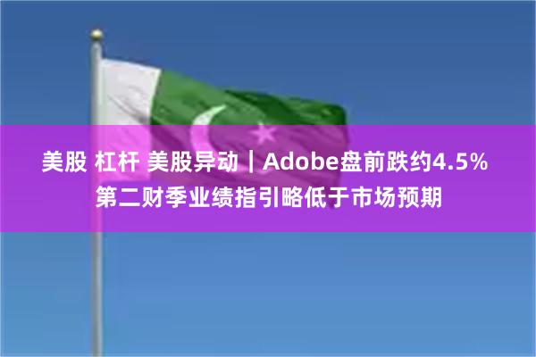 美股 杠杆 美股异动｜Adobe盘前跌约4.5% 第二财季业绩指引略低于市场预期